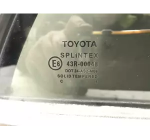 Стекло двери задней правой (форточка) Toyota Avensis 2003-2009 6818805050 (Арт. 30588)